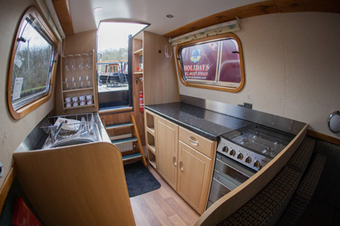 Marine Mat on Canal Barge